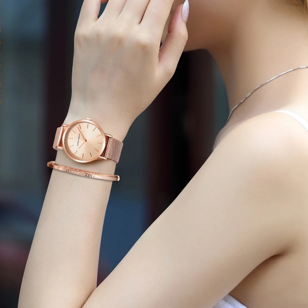 Elegant Steel Strap Fashion Watch