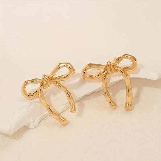 Chic Sleek Bow Earrings