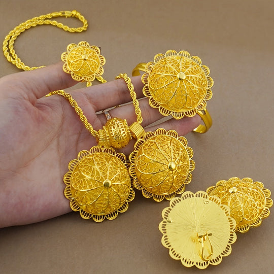 24K Gold Plated Boho Jewelry Set