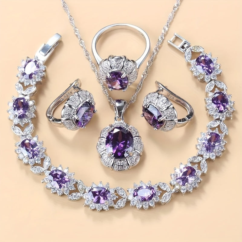 5pcs Women's Fashion Jewelry Set