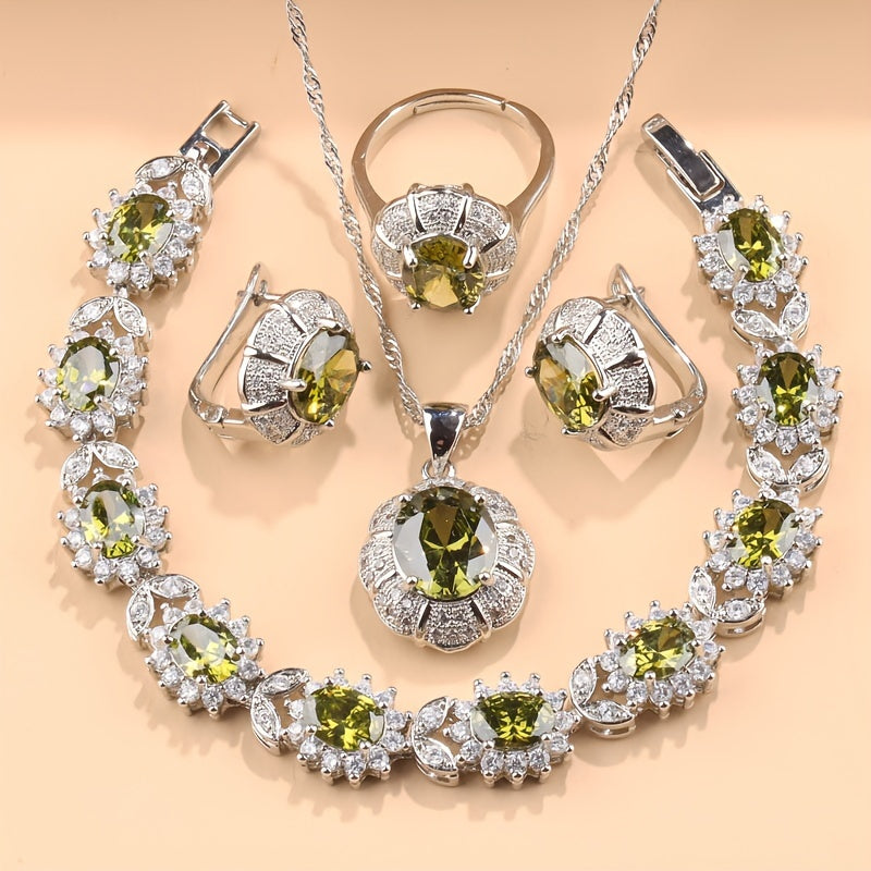 5pcs Women's Fashion Jewelry Set