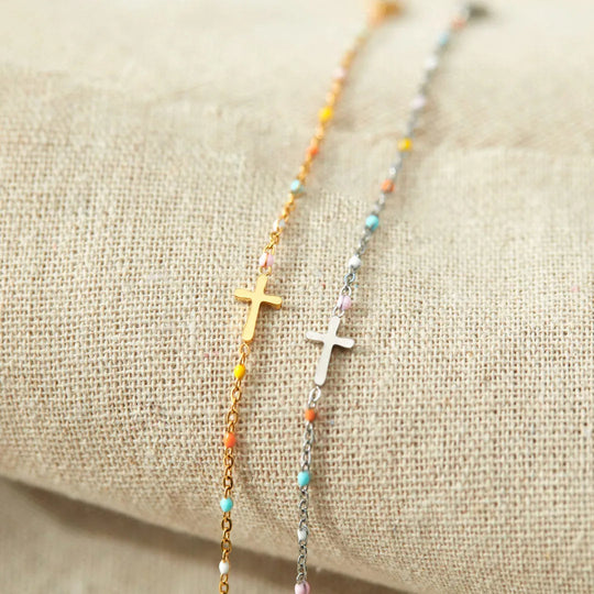 Pray On It Cross Bracelet