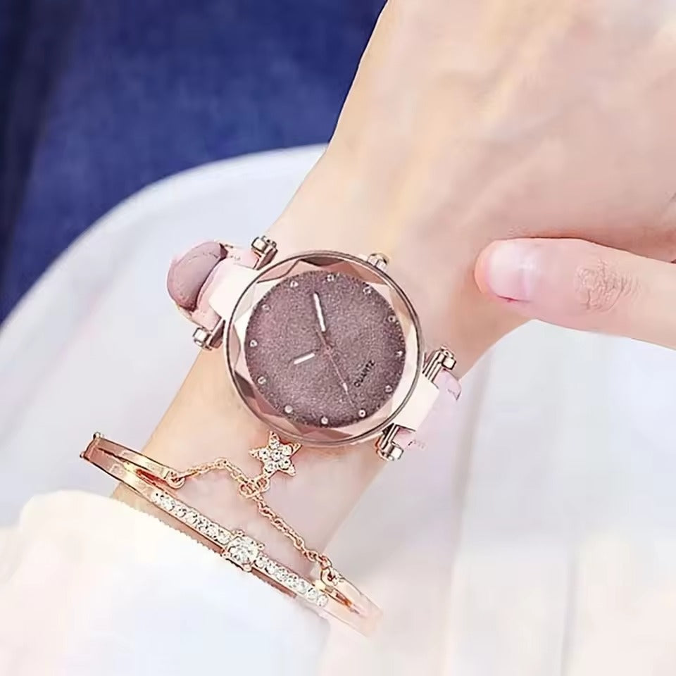 Chic Rhinestone Modern Watch