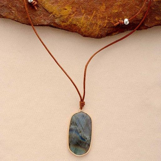 Adjustable Labradorite Necklace