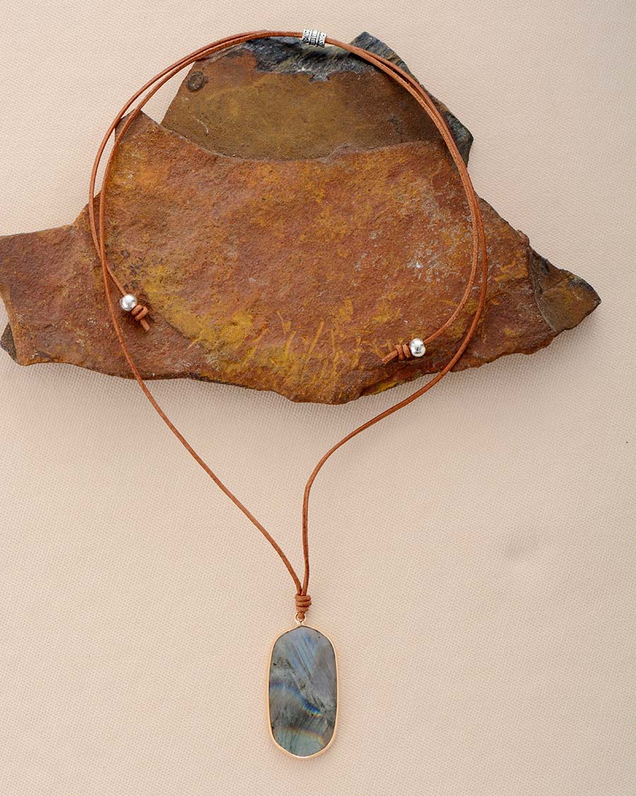 Adjustable Labradorite Necklace