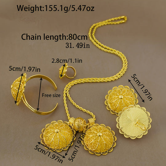 24K Gold Plated Boho Jewelry Set