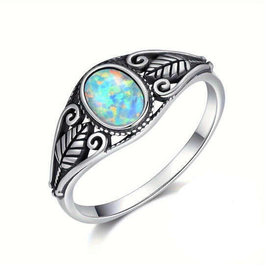 Vintage Boho Style Silver Ring