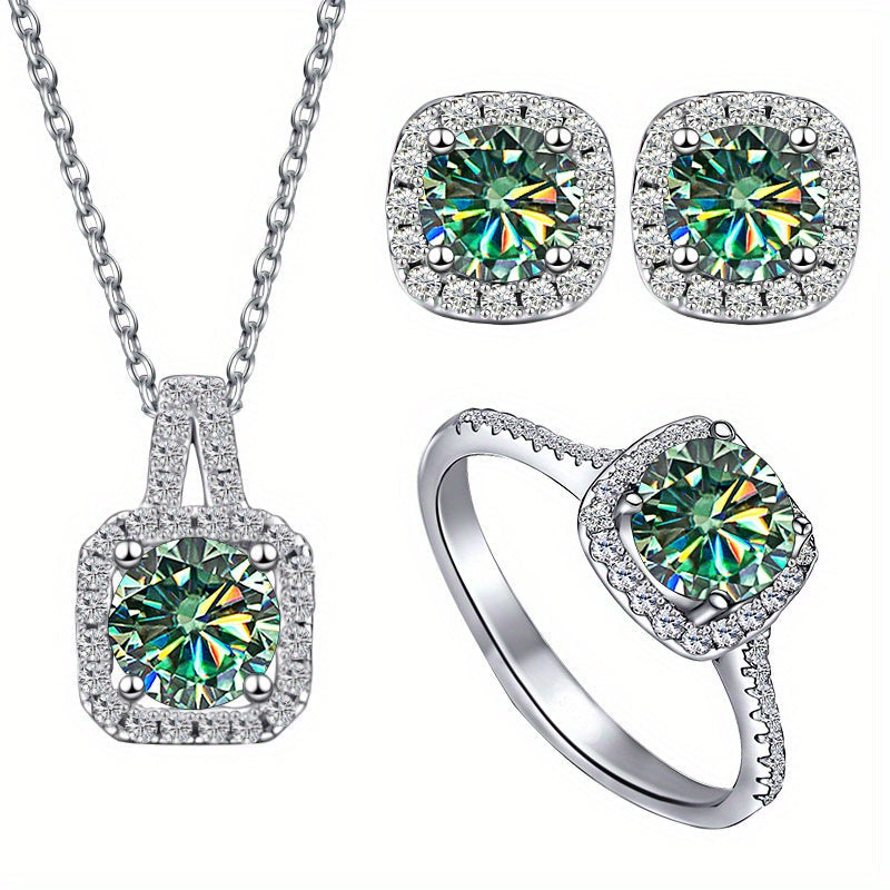 Moissanite Jewelry Set
