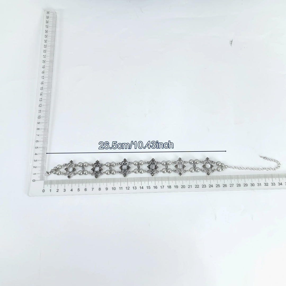 Elegant Pearl Choker Necklace