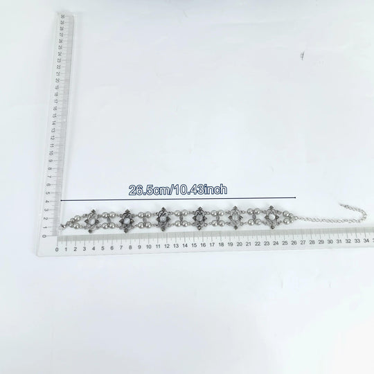 Elegant Pearl Choker Necklace