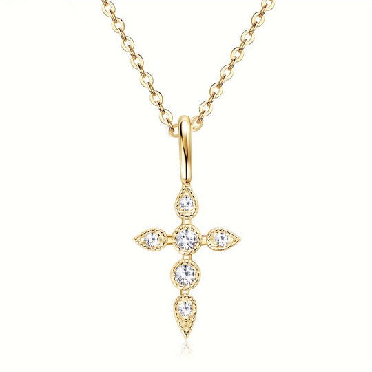 Elegant Cross Pendant Necklace