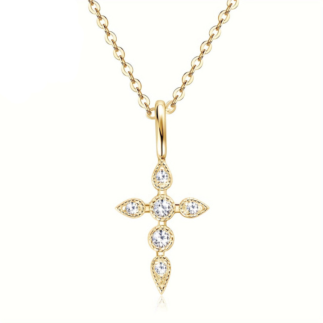 Elegant Cross Pendant Necklace