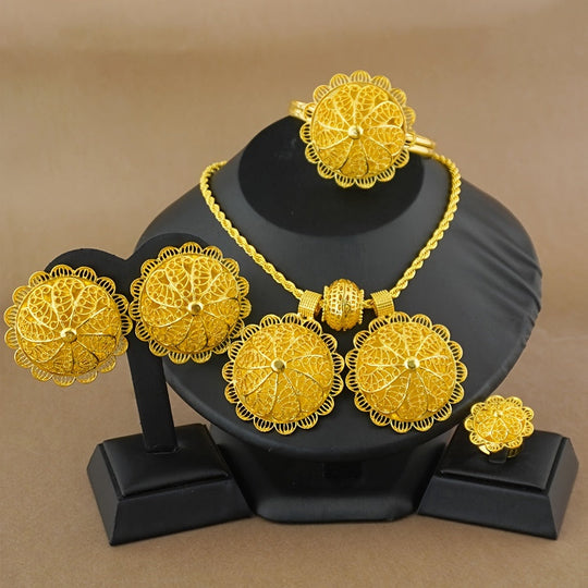 24K Gold Plated Boho Jewelry Set
