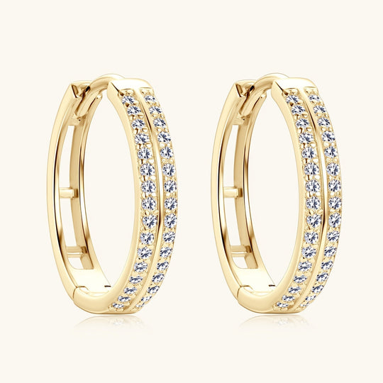 Elegant Silver Hoop Earrings