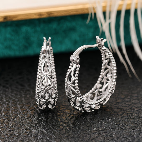 Chic Hollow Pattern Earrings Women