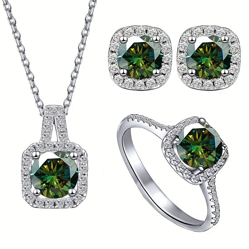 Moissanite Jewelry Set