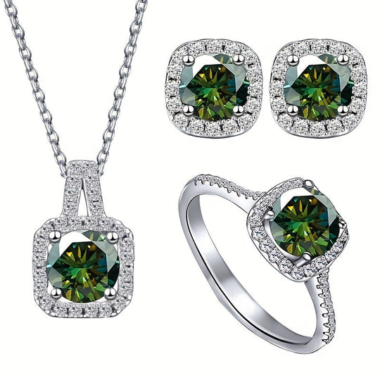 Moissanite Jewelry Set