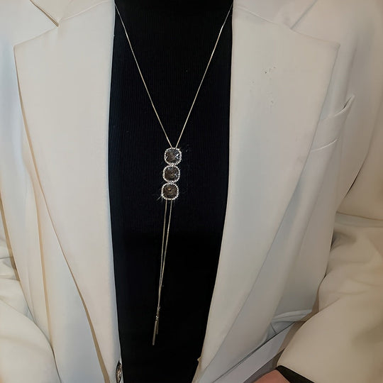 Rectangular Pendant Necklace