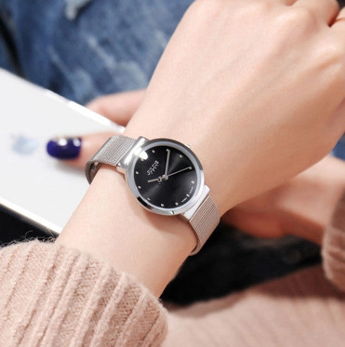 Ultra-Thin Mesh Quartz Watch