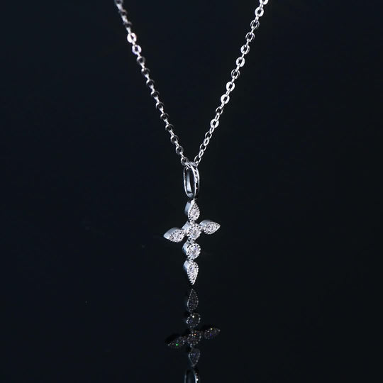 Elegant Cross Pendant Necklace