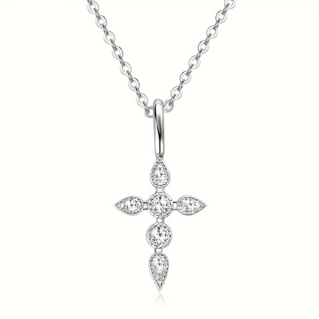Elegant Cross Pendant Necklace