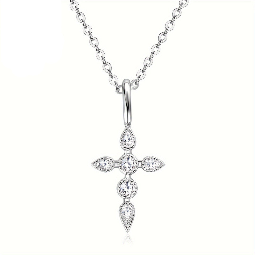 Elegant Cross Pendant Necklace