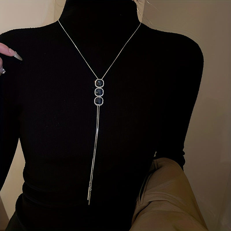 Rectangular Pendant Necklace