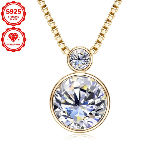 Elegant Moissanite Pendant Necklace