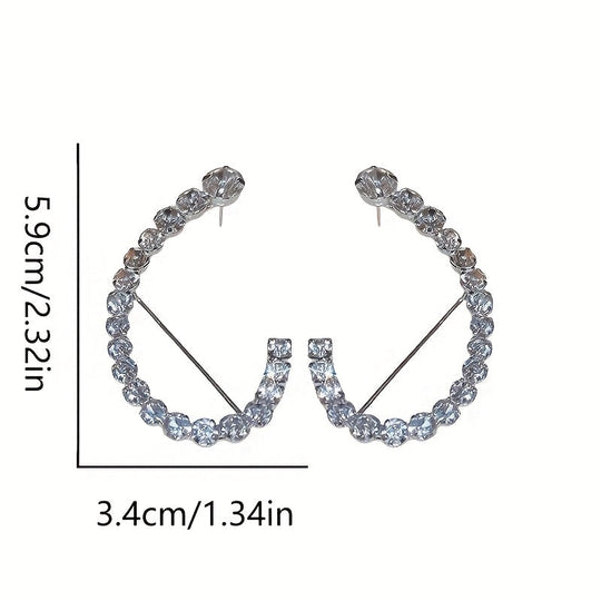 Glitter Rhinestone Ear Cuffs