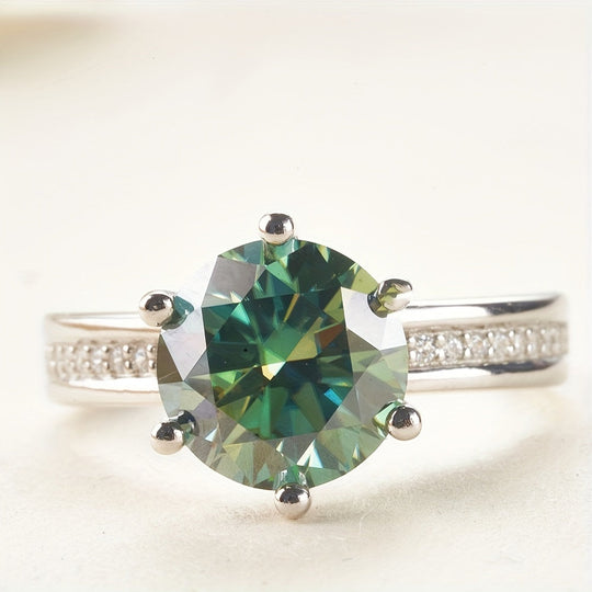 Moissanite Promise Ring