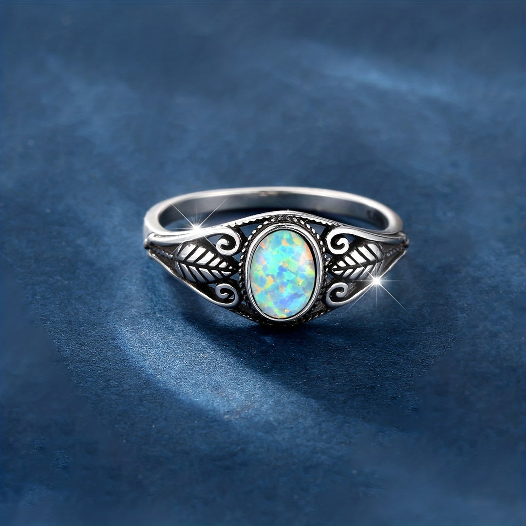Vintage Boho Style Silver Ring