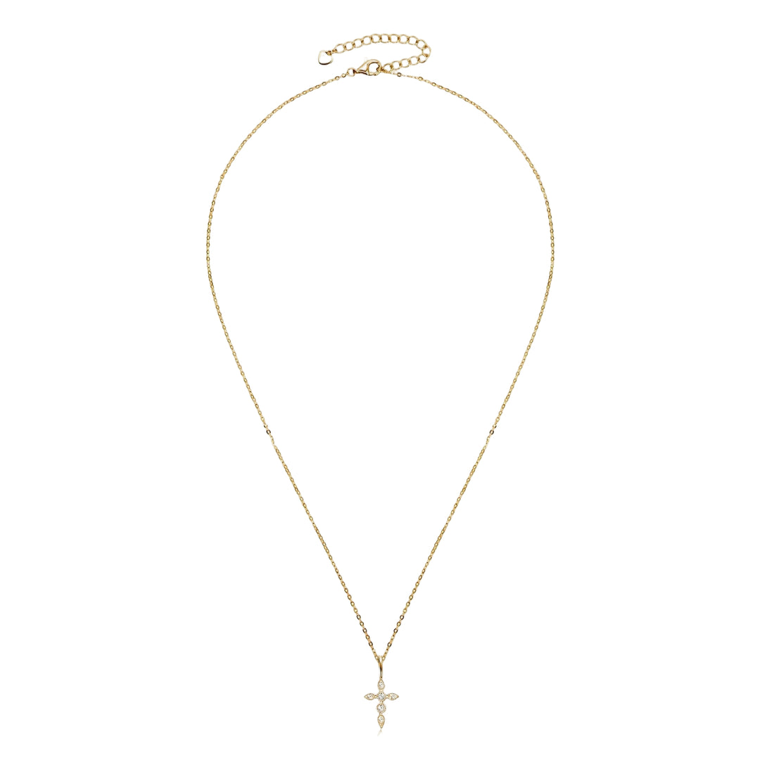 Elegant Cross Pendant Necklace
