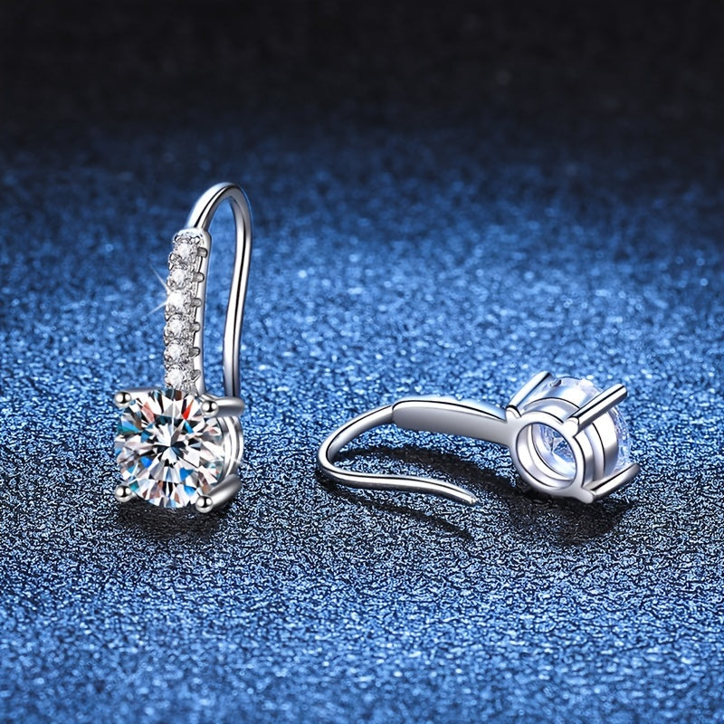 Colorful Moissanite Drop Earrings