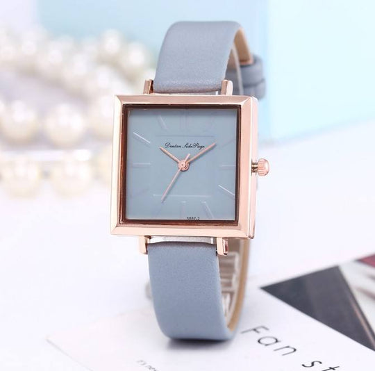 Elegant Square Minimalist Quartz Watch