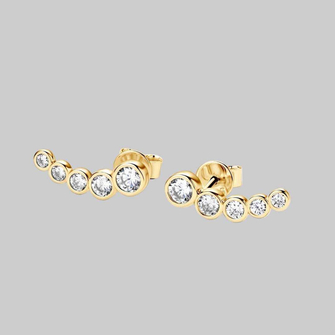 Elegant Moissanite Stud Earrings