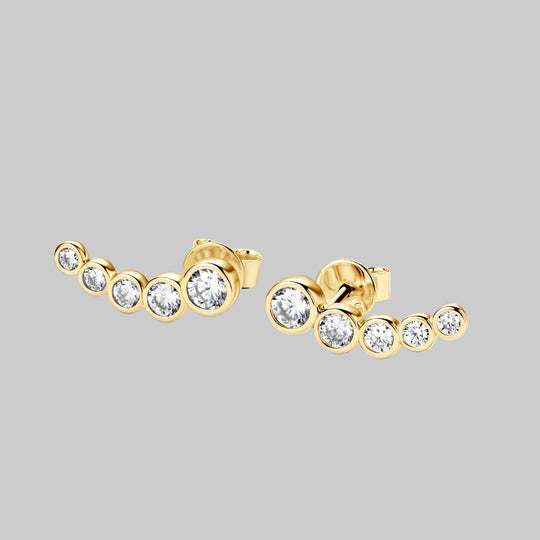 Elegant Moissanite Stud Earrings
