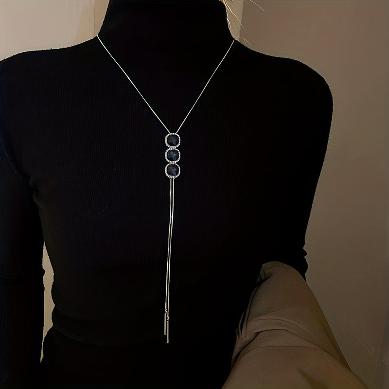 Rectangular Pendant Necklace