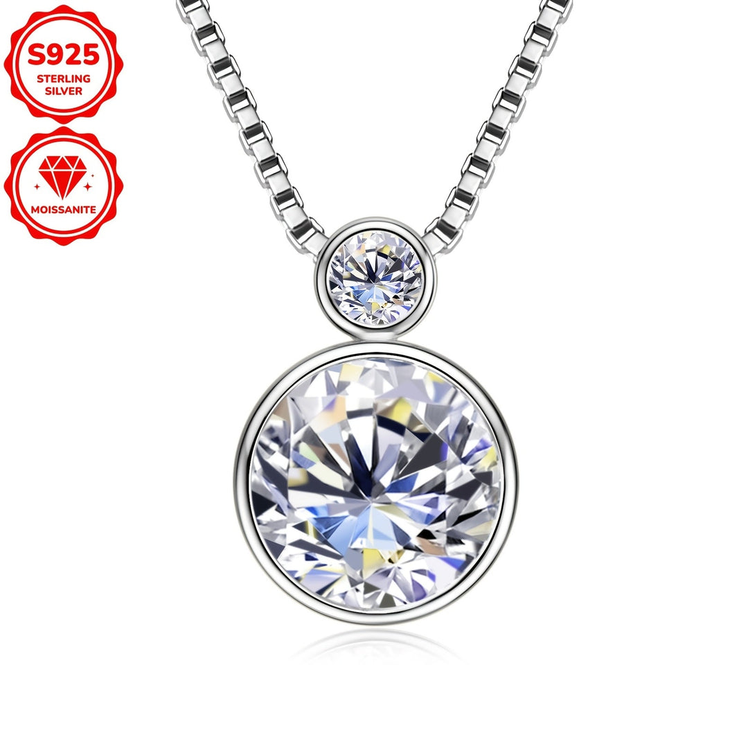 Elegant Moissanite Pendant Necklace