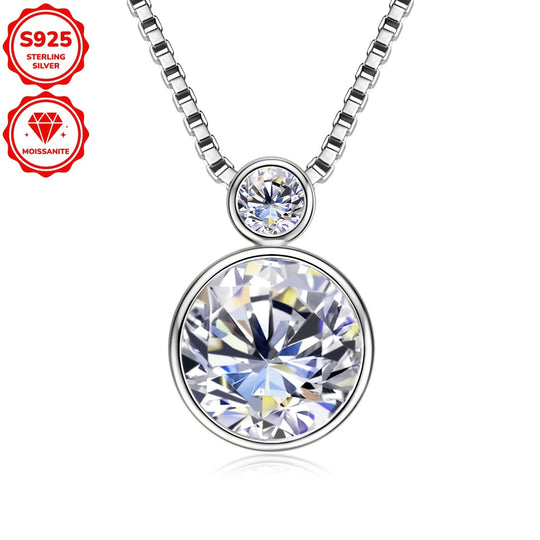 Elegant Moissanite Pendant Necklace