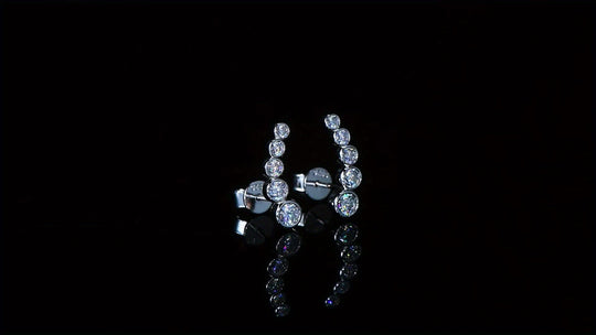 Elegant Moissanite Stud Earrings