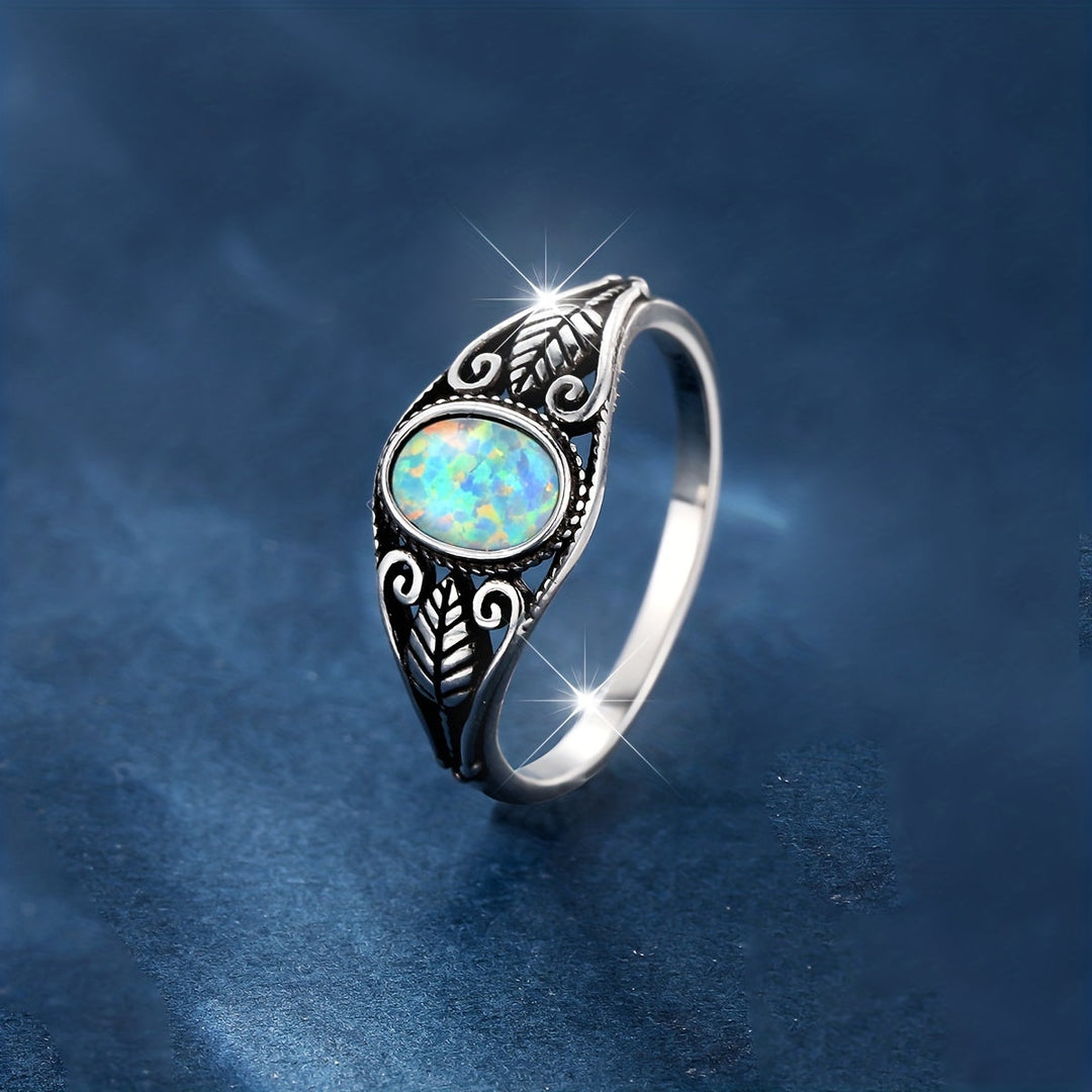Vintage Boho Style Silver Ring
