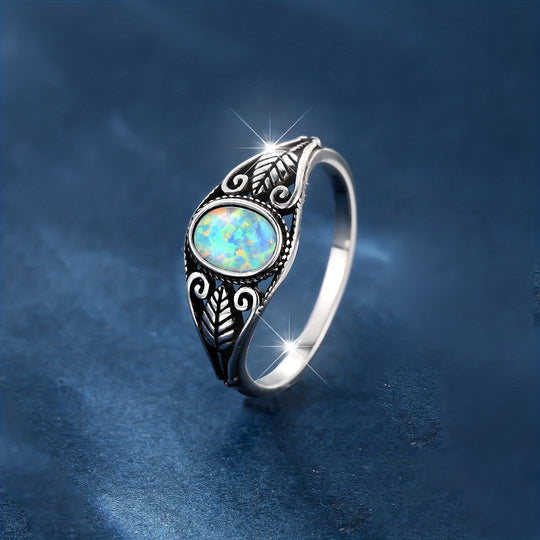 Vintage Boho Style Silver Ring