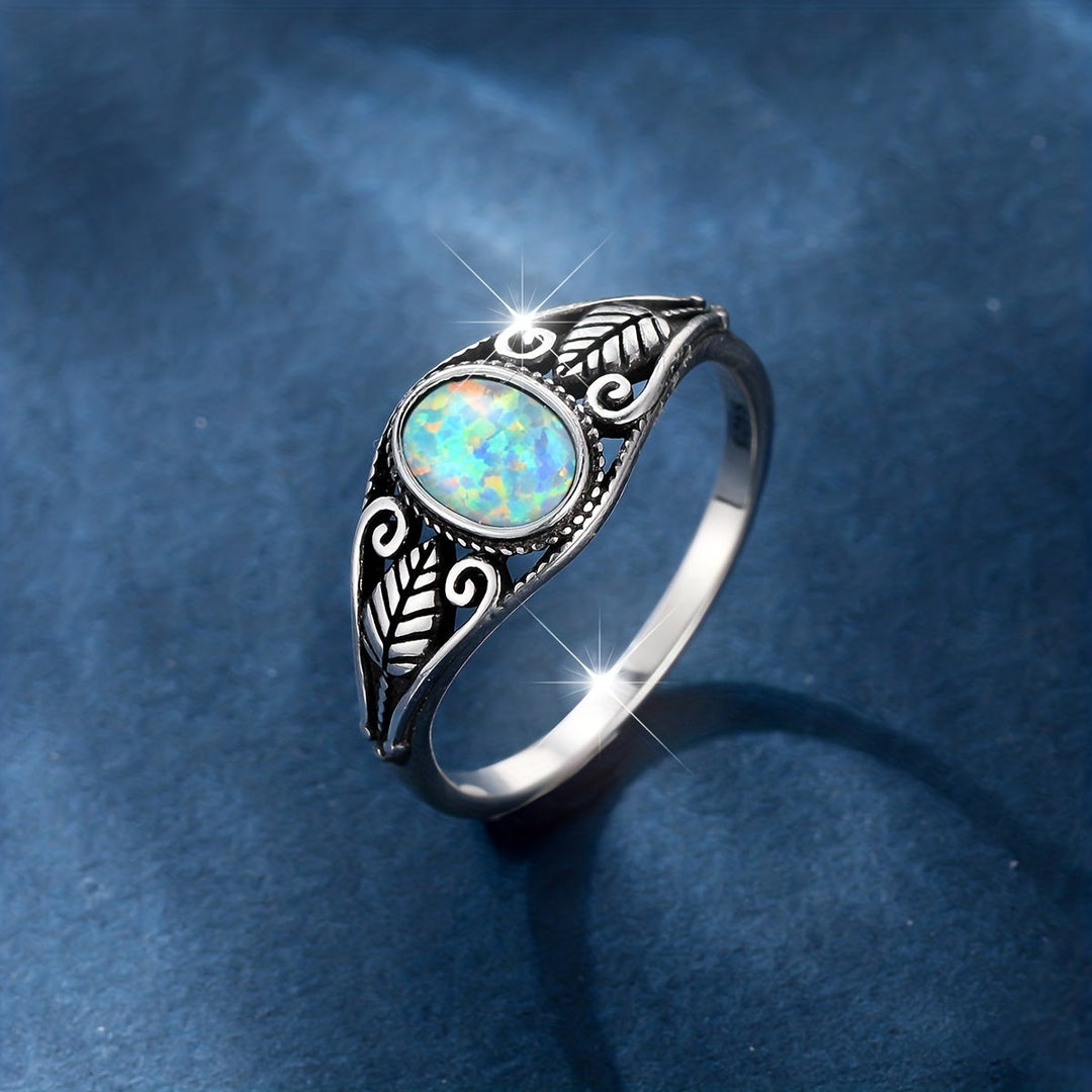 Vintage Boho Style Silver Ring
