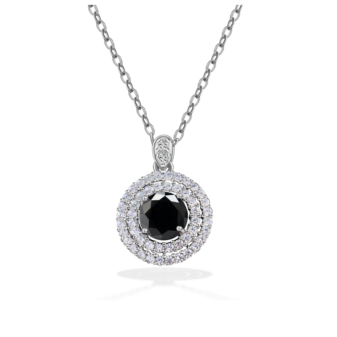 Classic Round Moissanite Pendant Necklace