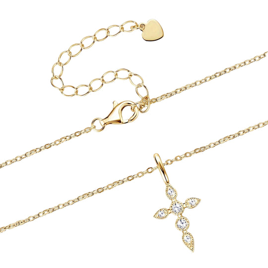 Elegant Cross Pendant Necklace