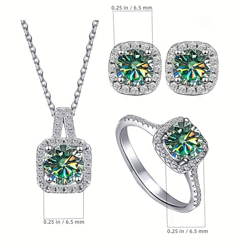 Moissanite Jewelry Set