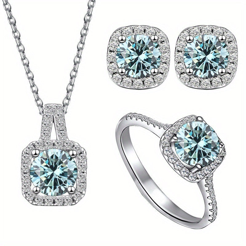 Moissanite Jewelry Set