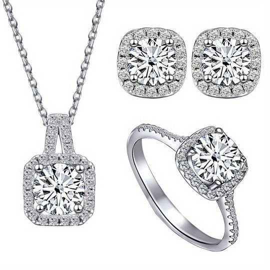 Moissanite Jewelry Set