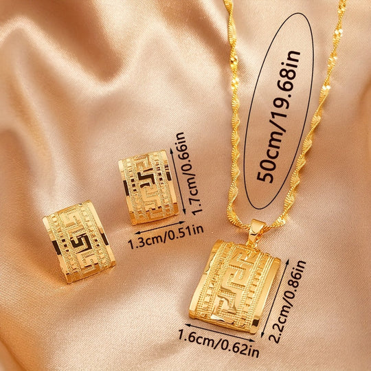 Fashionable Necklace & Earrings Set